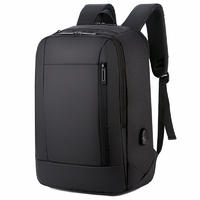 New design nylon waterproof laptop anti theft backpack with usb charging port