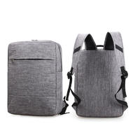 Customizable Popular brands luggage backpacks Hemp fabric bagpack Business Laptop backpack with power bank