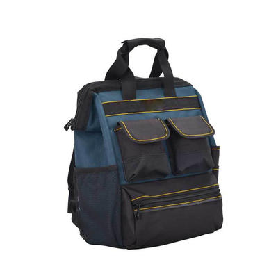 Custom logo polyester handle travel pocket garden electrical tool backpack kit bag