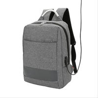 Newest style large capacity business waterproof polyester custom USB laptop smart backpack