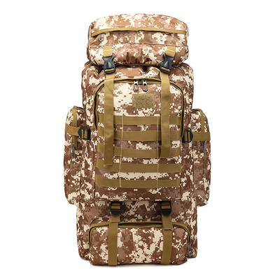 70L army professional tactical military travel waterproof outdoors camping hiking backpack 50l