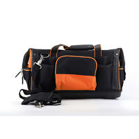 Portable electrician custom carpenter backpack tool bag function bag