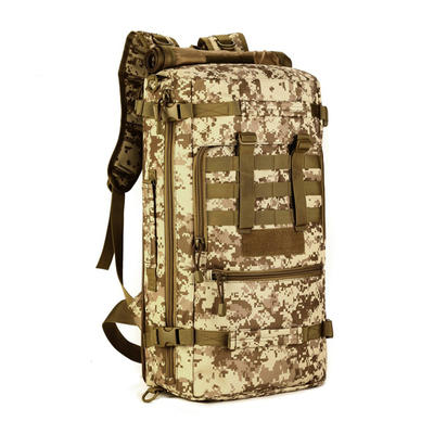 50 Liter Waterproof Backpack For Hiking Mountain Backpack Military Duffel Backpack
