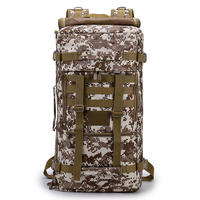 60L Military Tactical Backpack Large Capacity Men's Hiking Shoulder Rucksack Travel Backpack