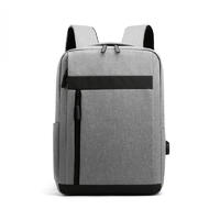 Customized Logo Durable Mens Fashion Young Teens Travel Business Laptop Backpack Bag USB Port School Bag For Boys Backpack