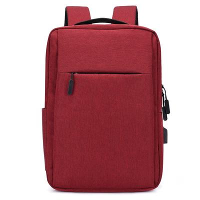 15.5 inch Large Capacity Minimalism OEM Custom Logo Business Girl USB Charger Women Outdoor Sport Travel Men Bag Laptop Backpack