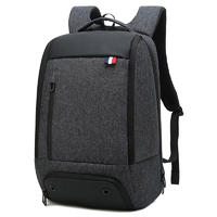 Leisure antitheft laptop backpack men customised hiking backpack with shoe compartment