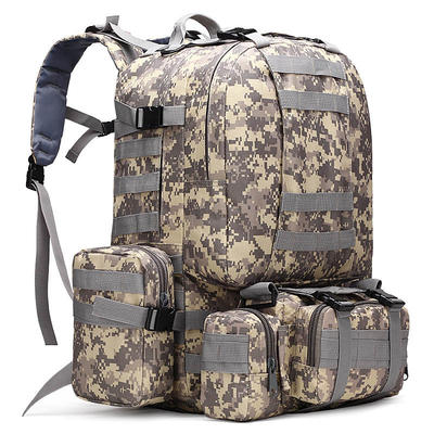 Wholesale Outdoor Waterproof Hiking Survival Army Bag Black Military Tactical Backpack