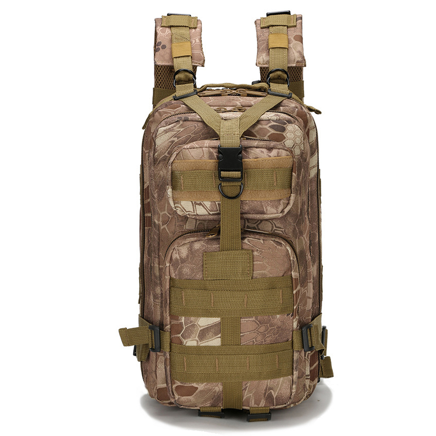 Hiking Trekking Camo Army Survival Waterproof Tactical Military Backpack